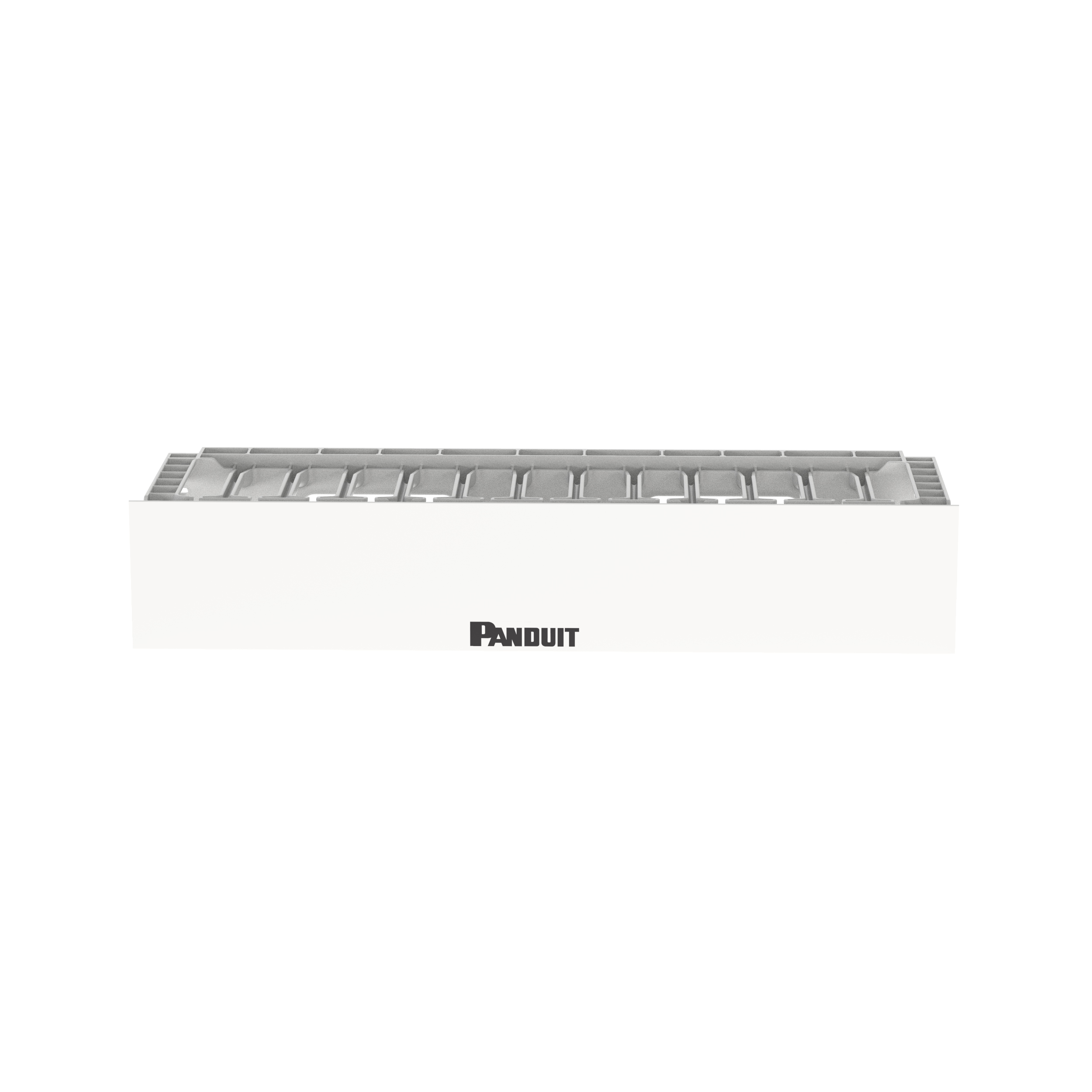 NetManager™ HC Horizontal Single-Sided Manager, 2RU, White