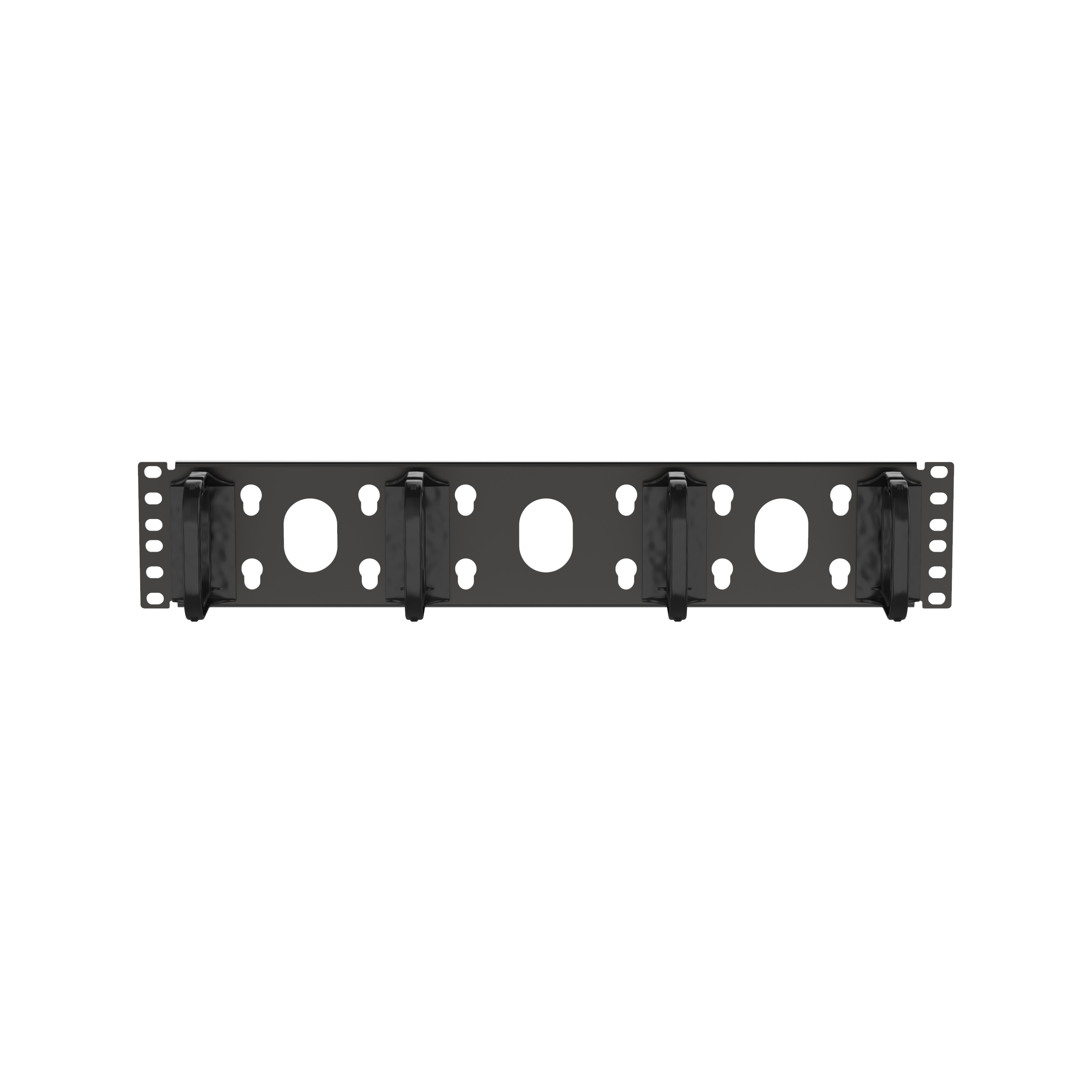 Open-Access™ Horizontal Single-Sided Manager, 2RU, 3.4 in. Depth