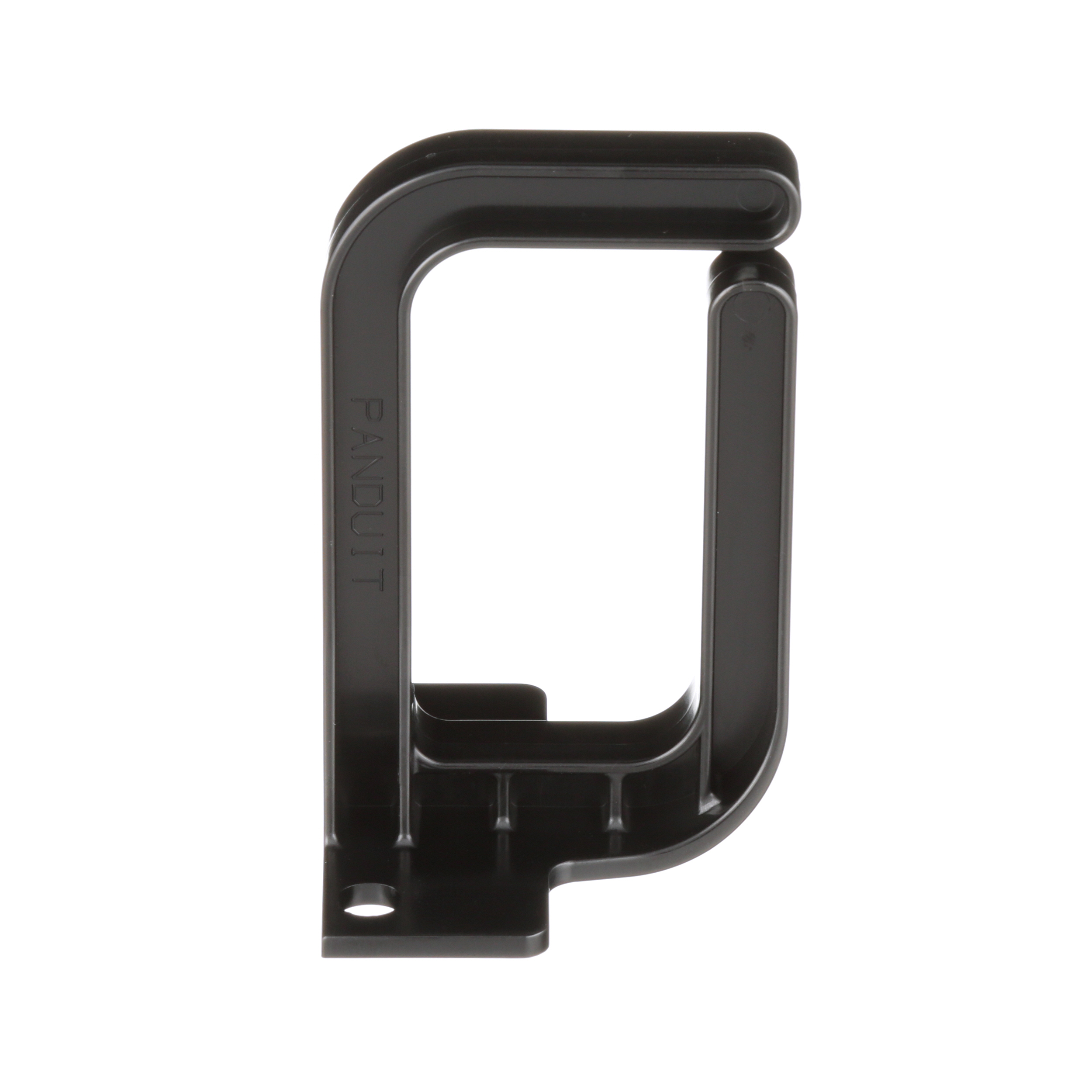 Open-Access™  Vertical D-Ring, 1 RU, Black