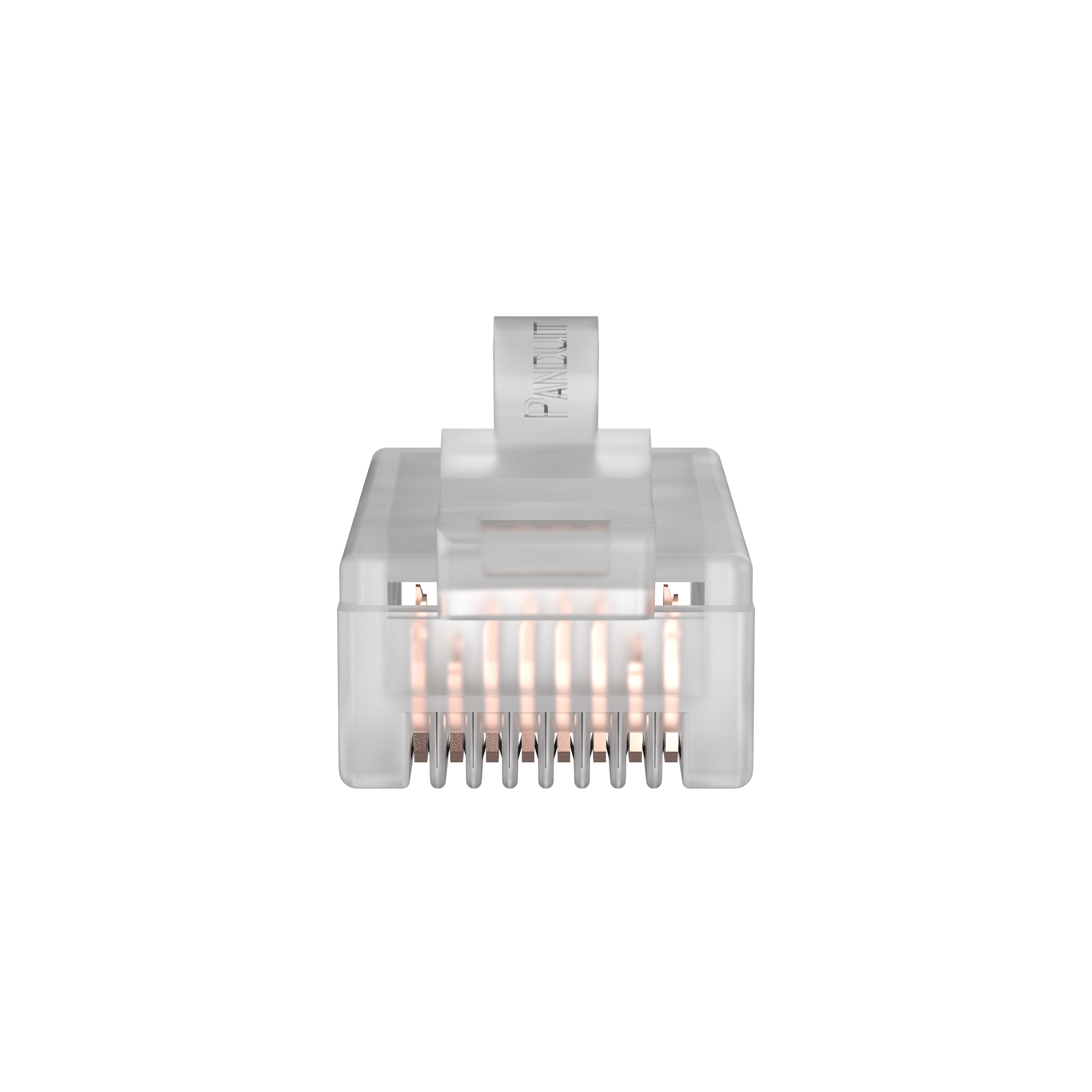 Pan-Plug® Modular Plug, Category  5e, 28 AWG, 100 Pack