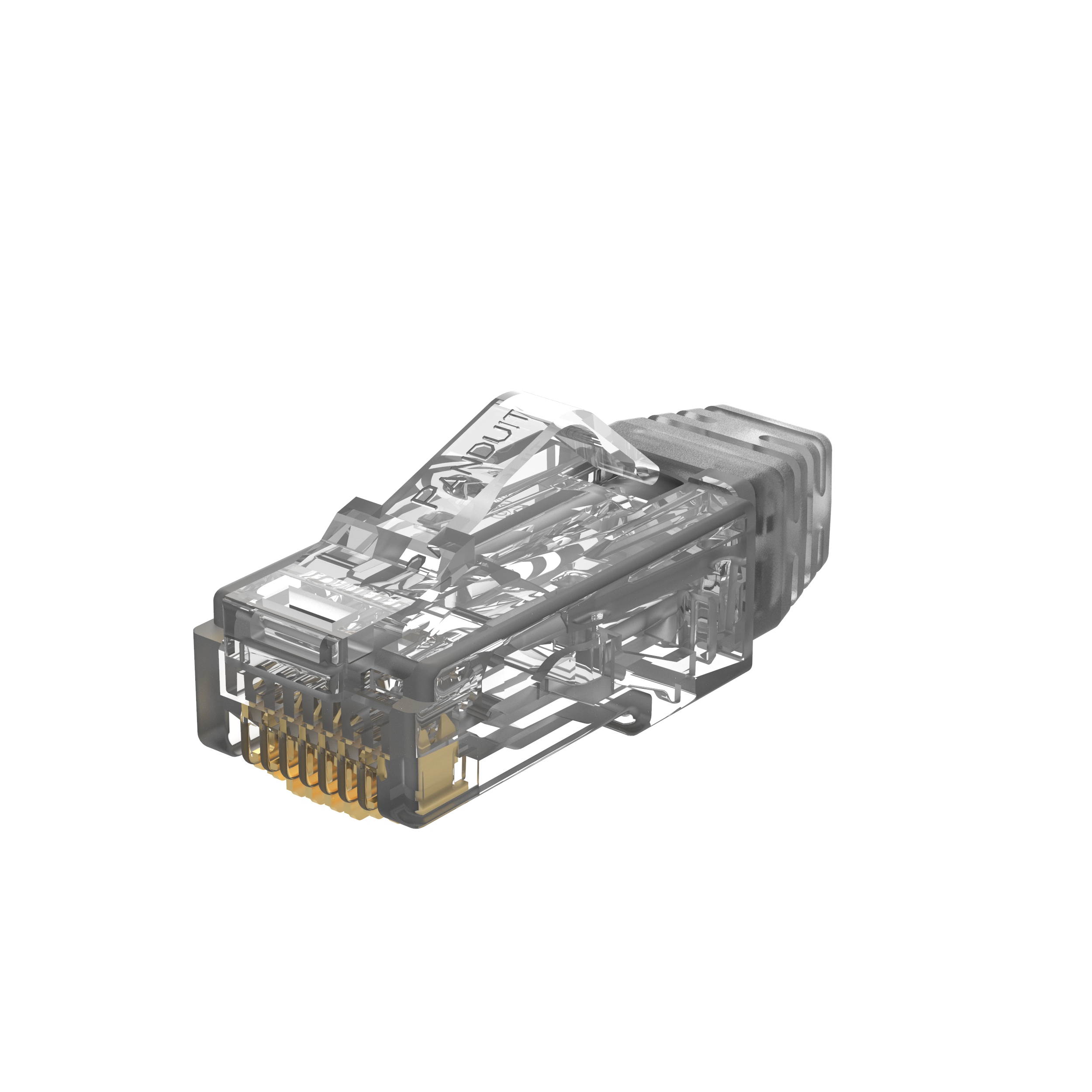 Pan-Plug® Modular Plug with Boot, Category  5e, 28 AWG, 1000 Pack