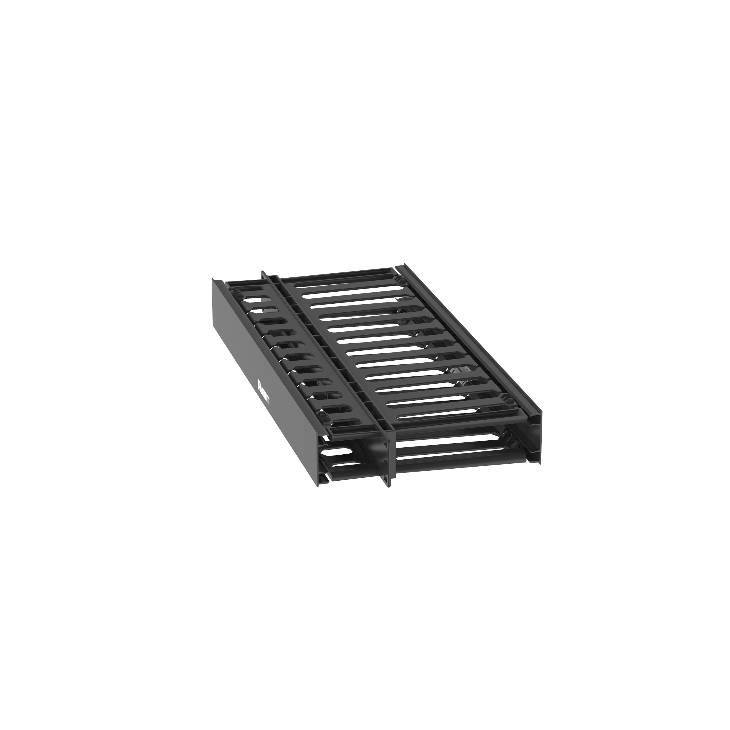 PatchLink™ Horizontal Dual-Sided Manager, 1RU, 7.9 in. Depth