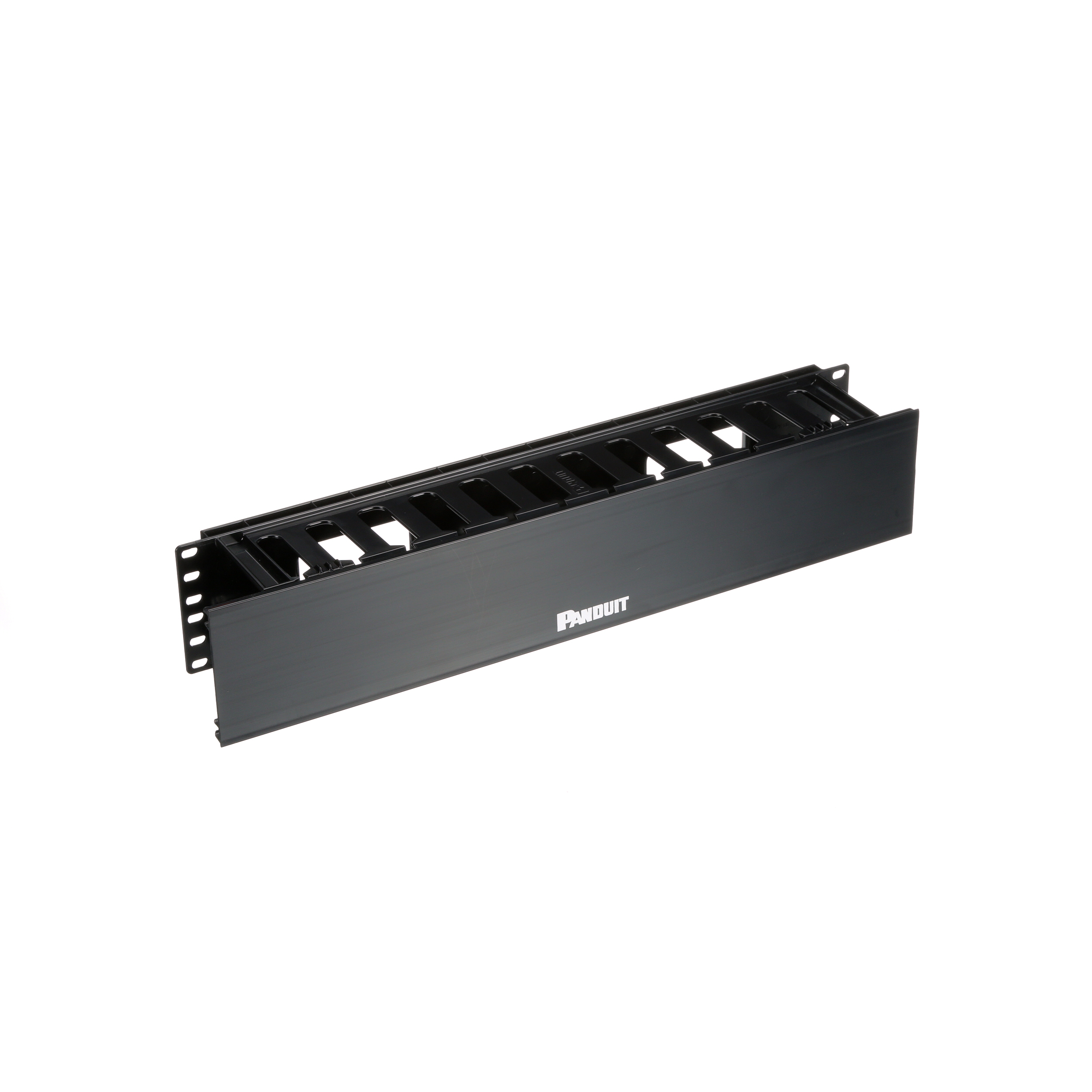 PatchLink™ Horizontal Single-Sided Manager, 2RU, 3.7 in. Depth, Clips