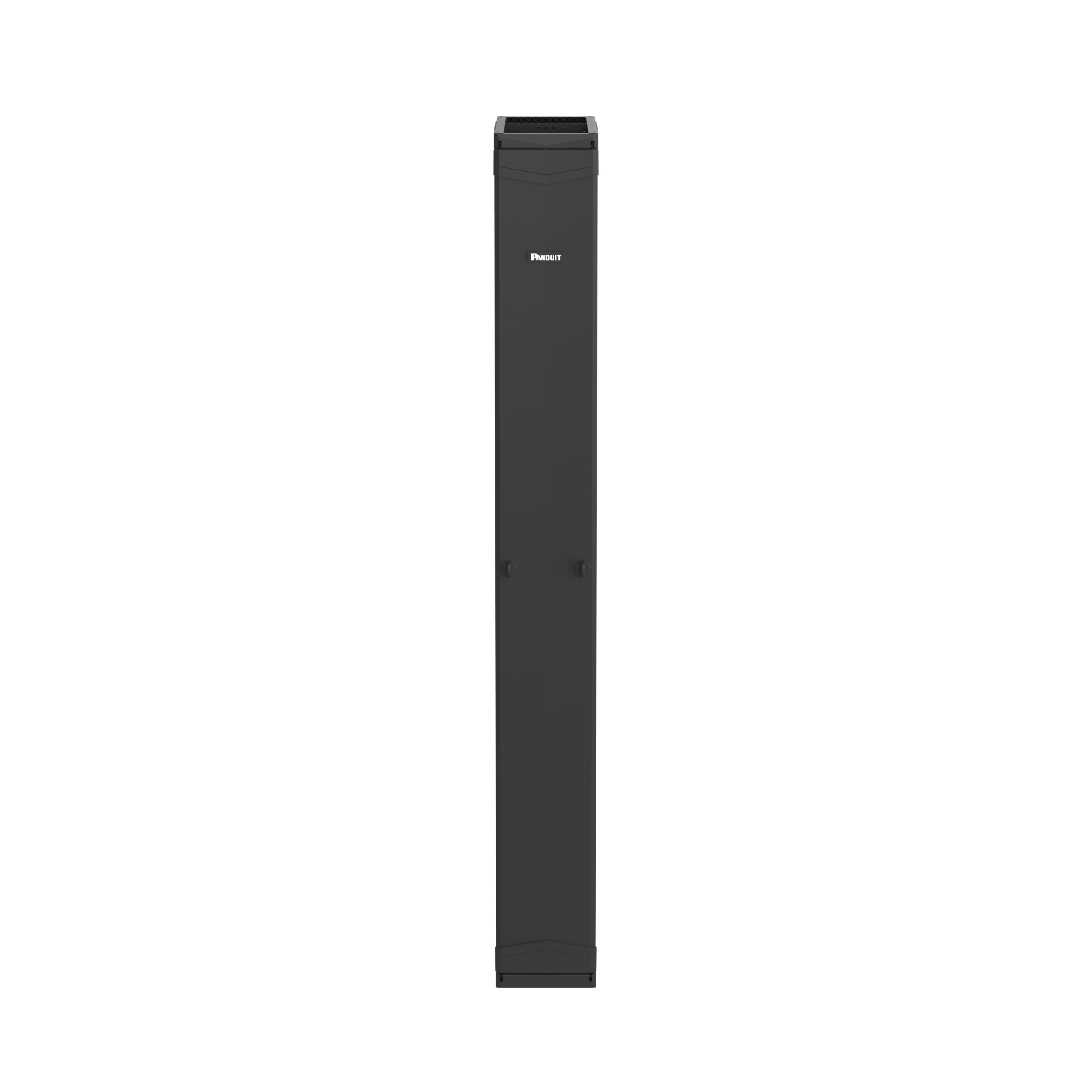PE2V Vertical Dual-Sided Manager, 1 Door, 45RU, 10 in. Wide, Black