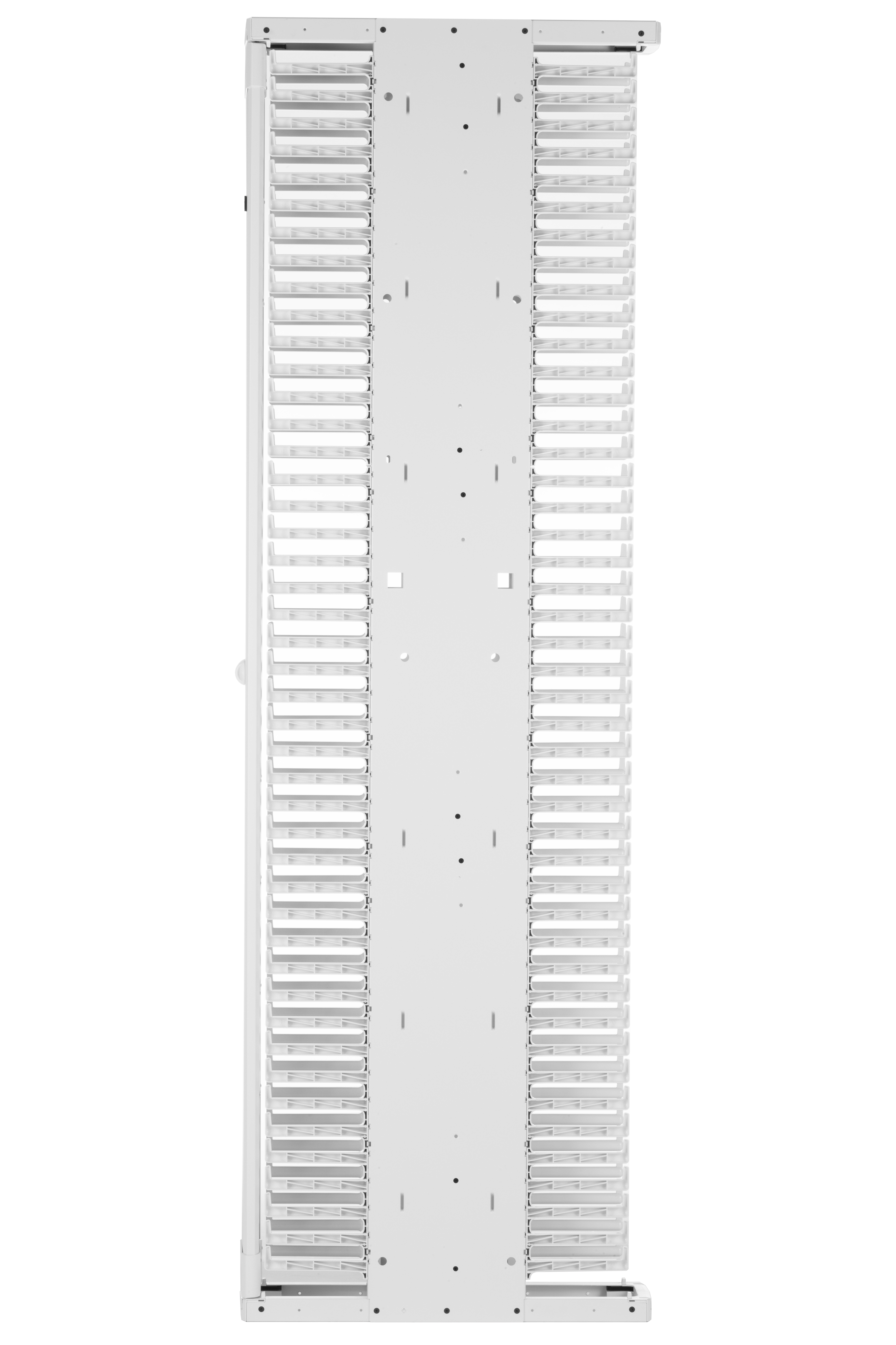 PE2V Vertical Dual-Sided Manager, 1 Door, 52RU, 8 in. Wide, White