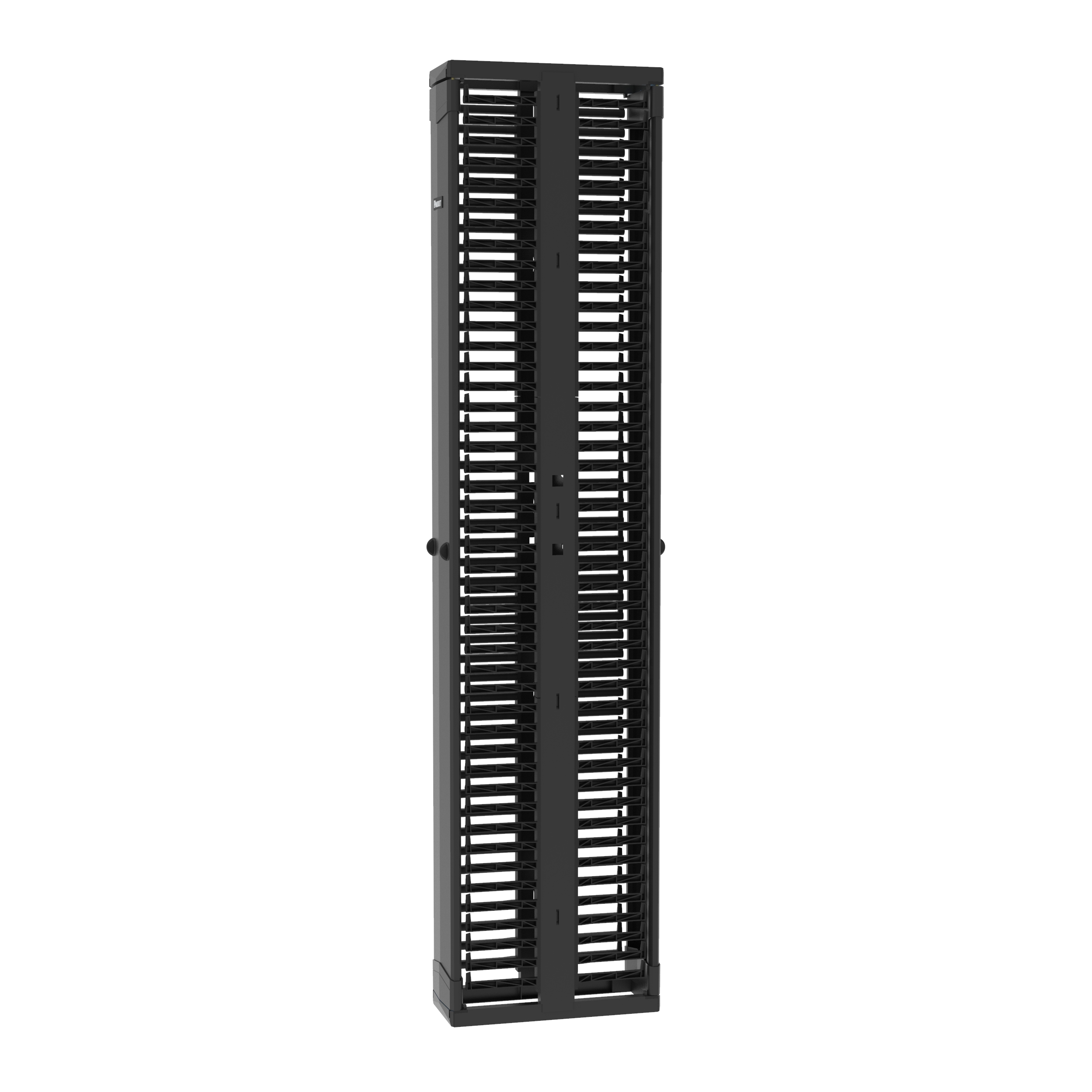 PR2V Vertical Dual-Sided Manager, 45RU, 8 in. Wide, Black