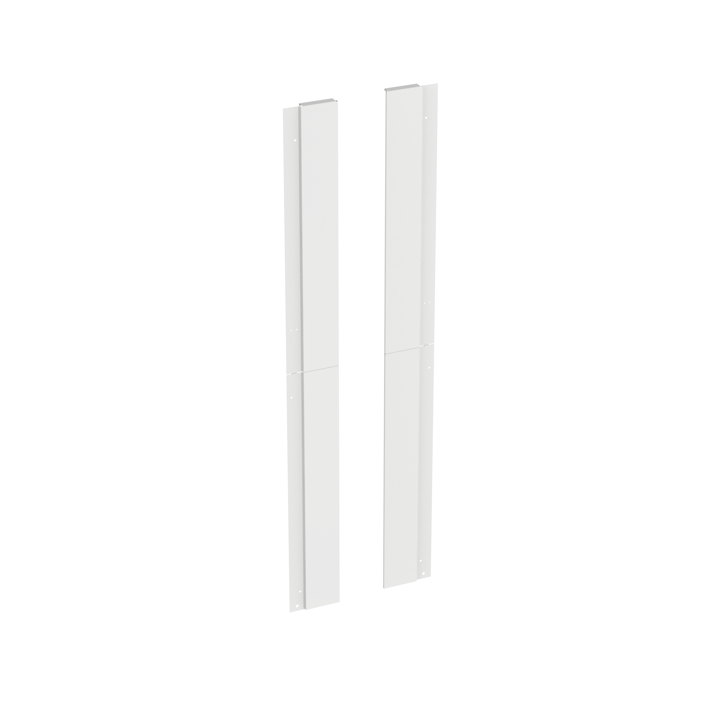 Single-Sided End Panels for PR2VF Managers, 45 RU, White