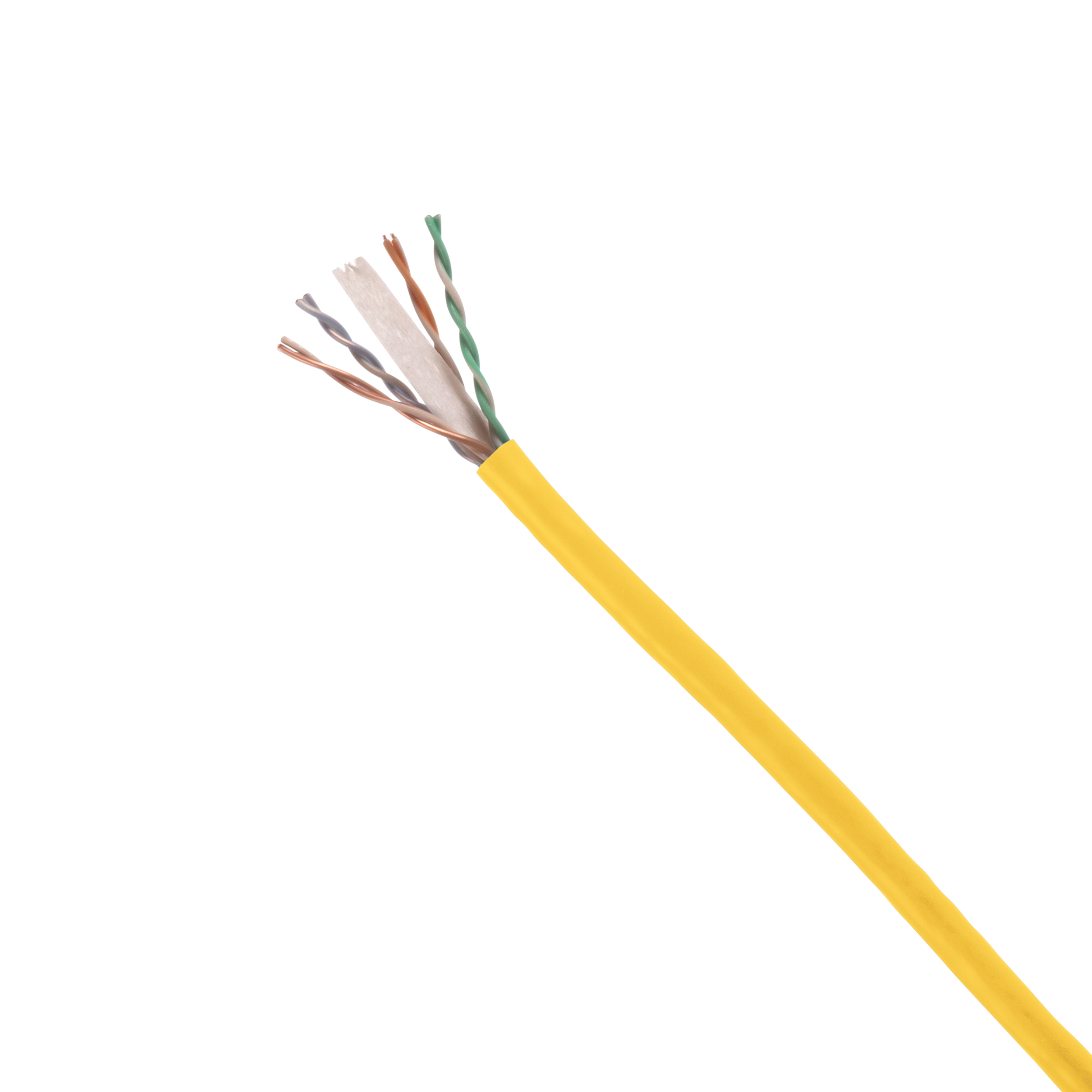 TX6™ Copper Cable, Cat 6, 23 AWG, U/UTP, CMP-LP, Yellow