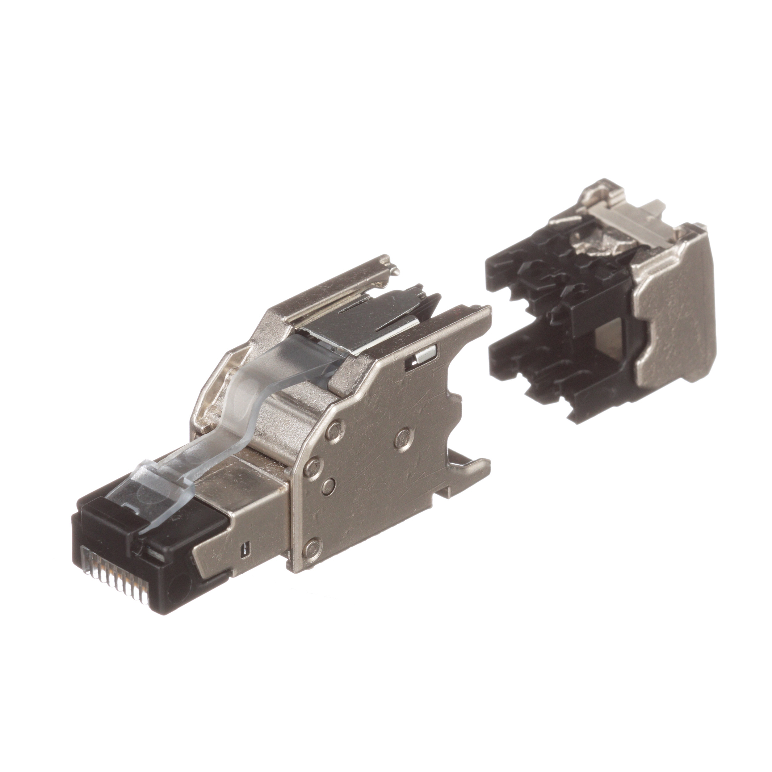 TX6A Cat 6A Shielded RJ45 Field Term Plug, 22-26 AWG