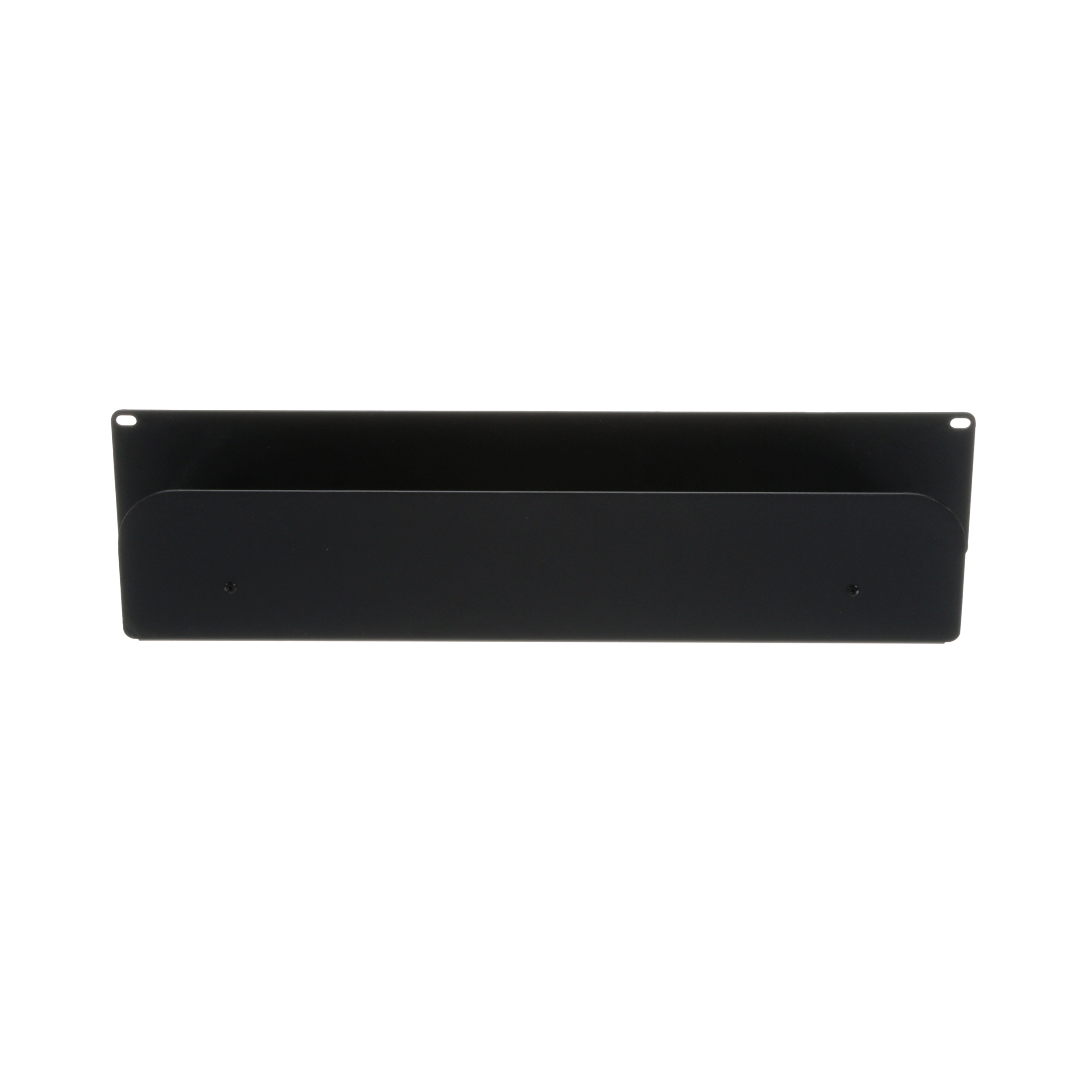Upper Cable Routing Trough, 2 RU, Black, 4.5 in. Depth
