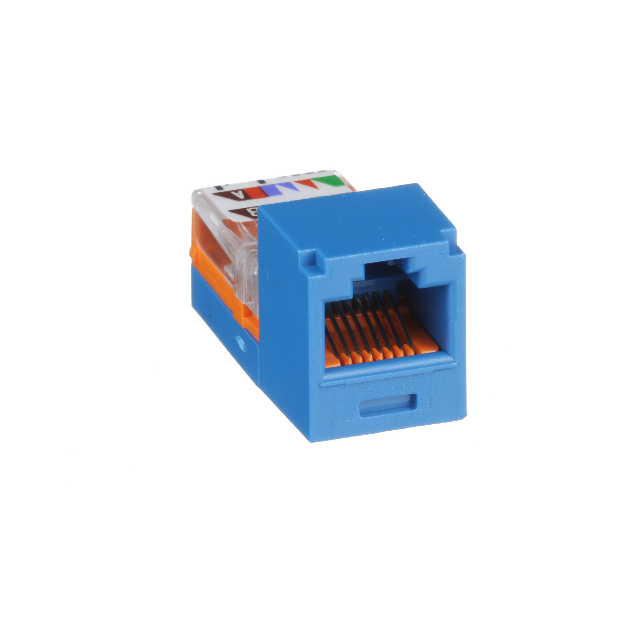 UTP RJ45 Cat 5e Leadframe Jack Module, Blue