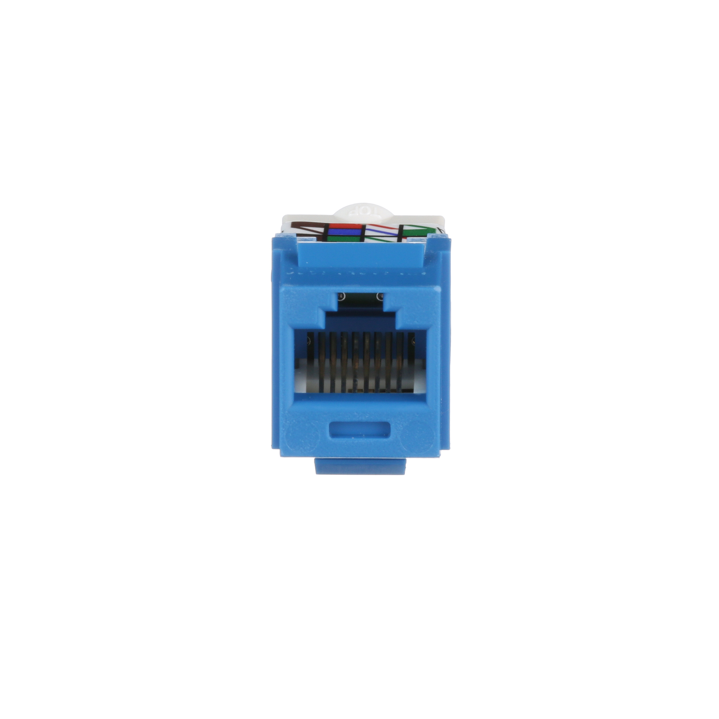 UTP RJ45 Cat 6 Keystone Jack Module, Blue