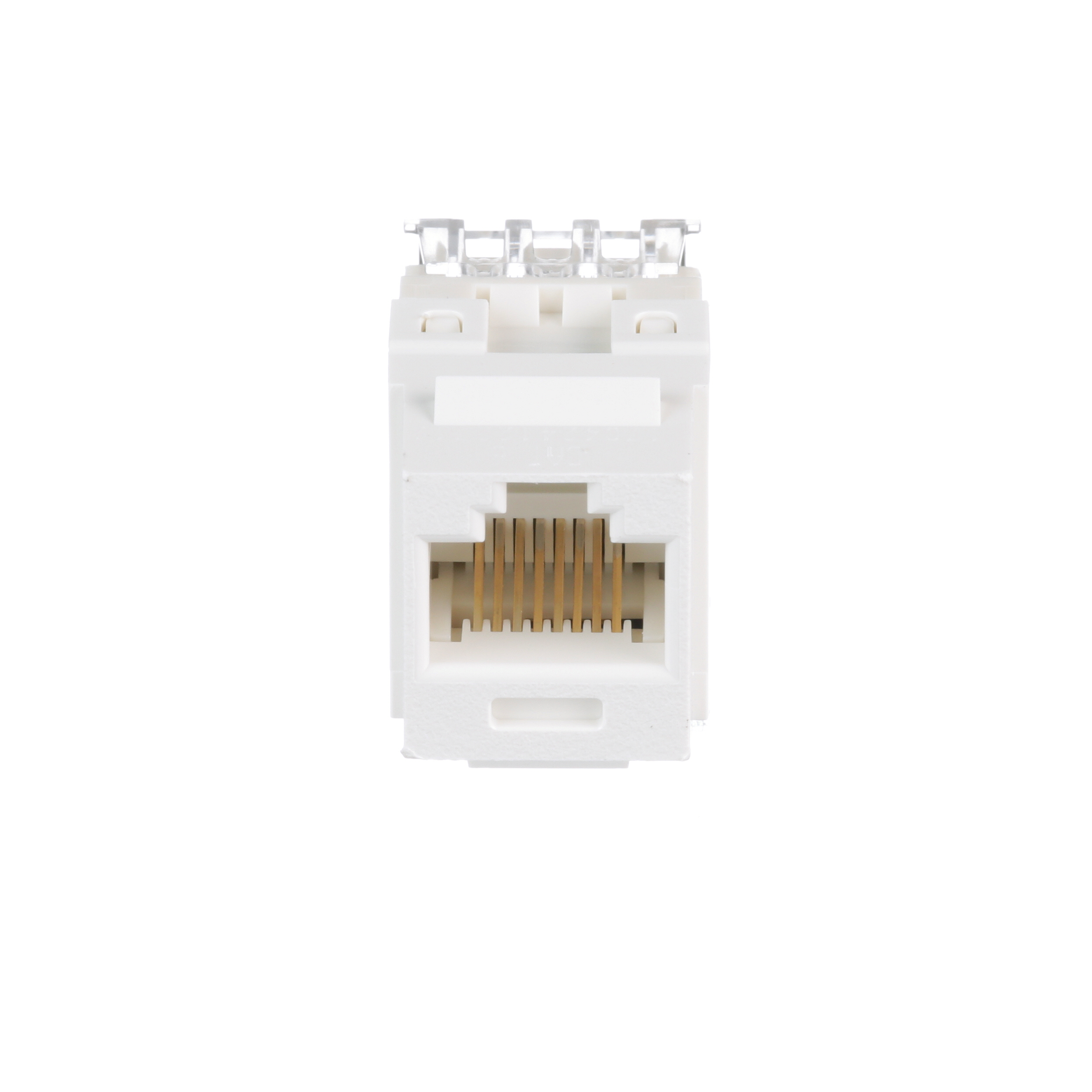 UTP RJ45 Cat 6 Punchdown Keystone Jack Module, AW