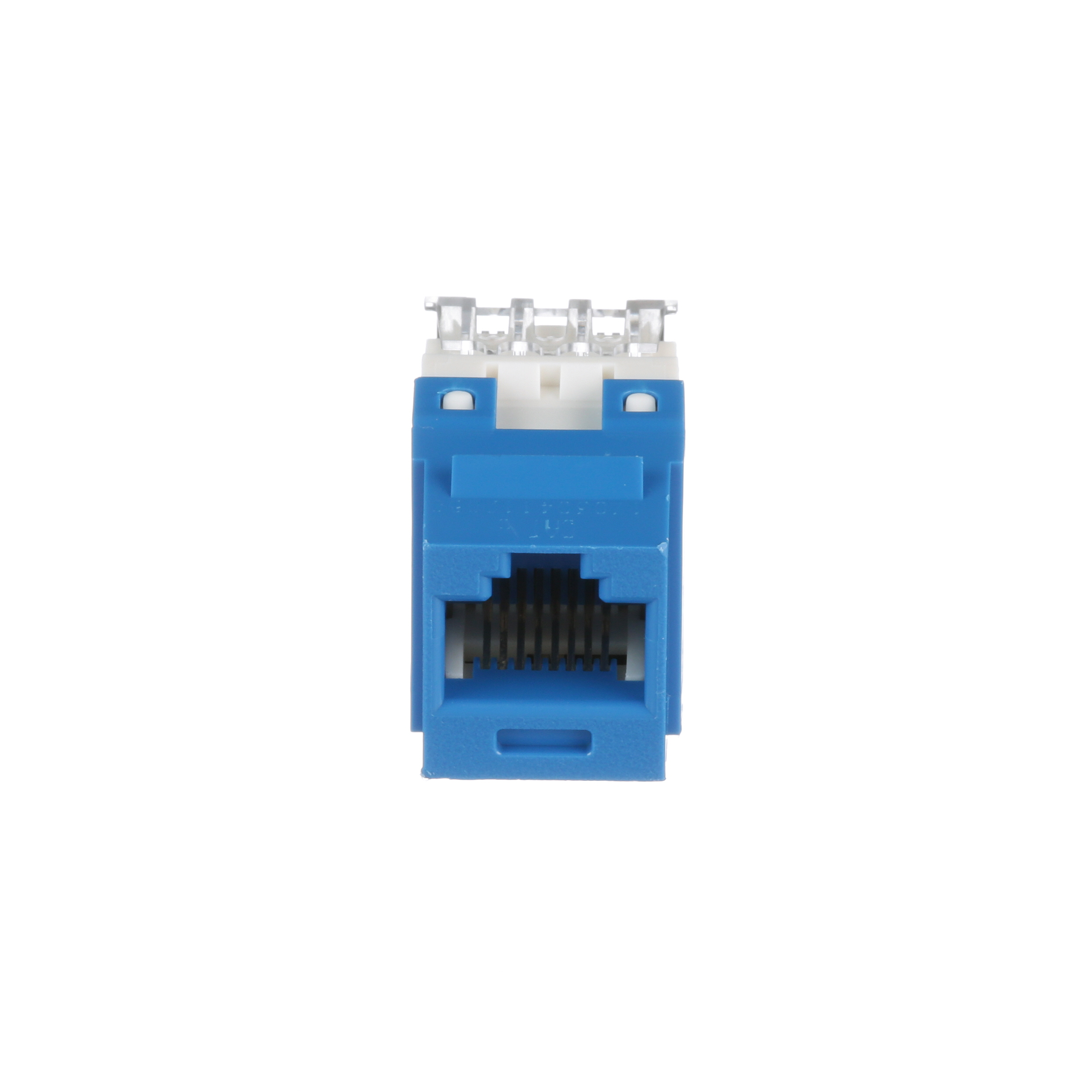 UTP RJ45 Cat 6 Punchdown Keystone Jack Module, BU