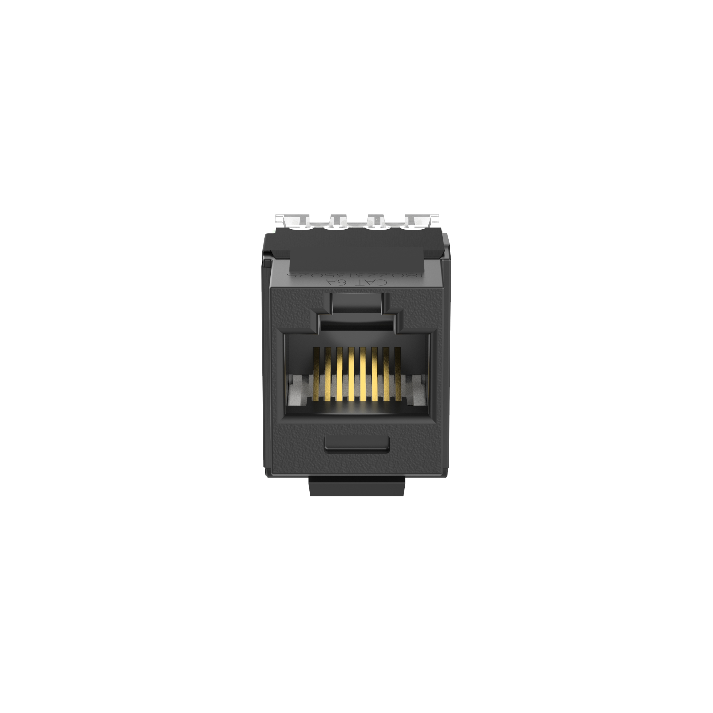 UTP RJ45 Cat 6A Keystone Punchdown Jack Module, BL
