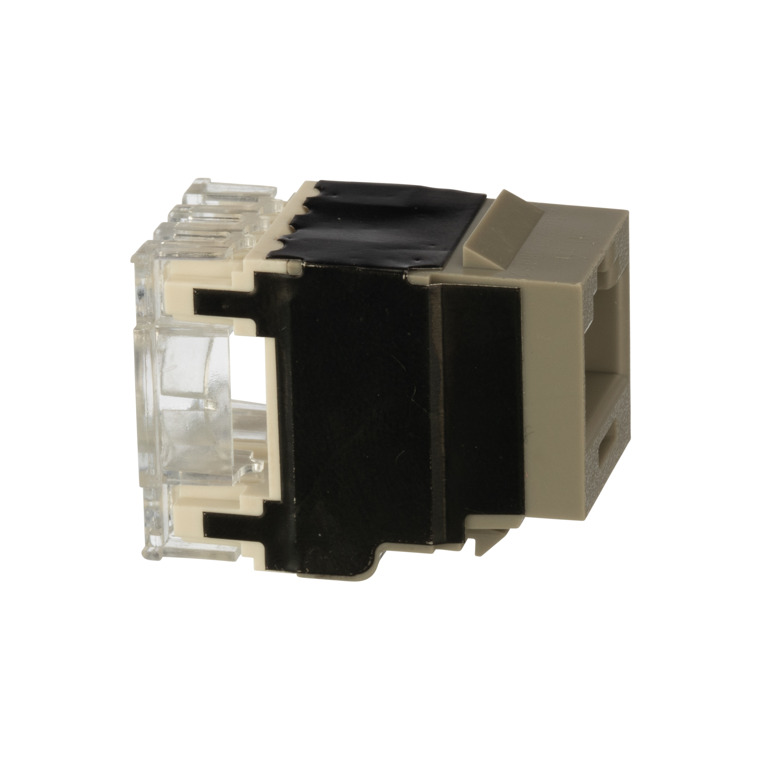 UTP RJ45 Cat 6A Keystone Punchdown Jack Module, IG