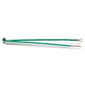 Ground Bonding Pigtail, 2 wires, 8" length, Ring Terminals