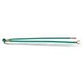 Ground Bonding Pigtail, 2 wires, 8" length, Ring-Unterminated