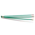 Ground Bonding Pigtail, 3 wires, 8" length, Ring-Unterminated