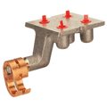 Ground Plate connector,#2sol-250kcmil,EA