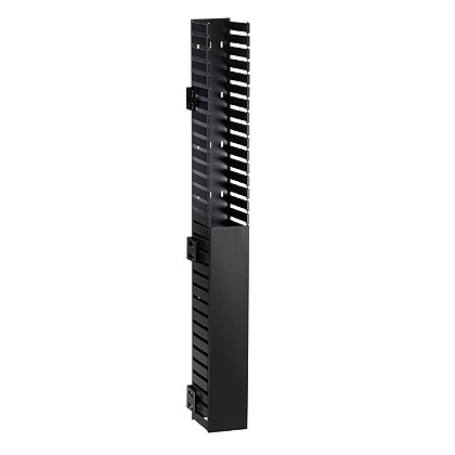 IN-Cabinet Vertical Manager, 40RU, 3.7 in. Depth, Side Mount
