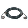 IndustrialNet™ TX6A™ S/FTP Patch Cord with Bulkhead Connector on One End