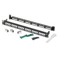 Mini-Com® All Metal Shielded Patch Panel Kit with Quick Release Bracket