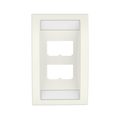 Mini-Com® Executive Style Faceplate with Label Pocket