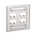 Mini-Com® Stainless Steel Faceplate