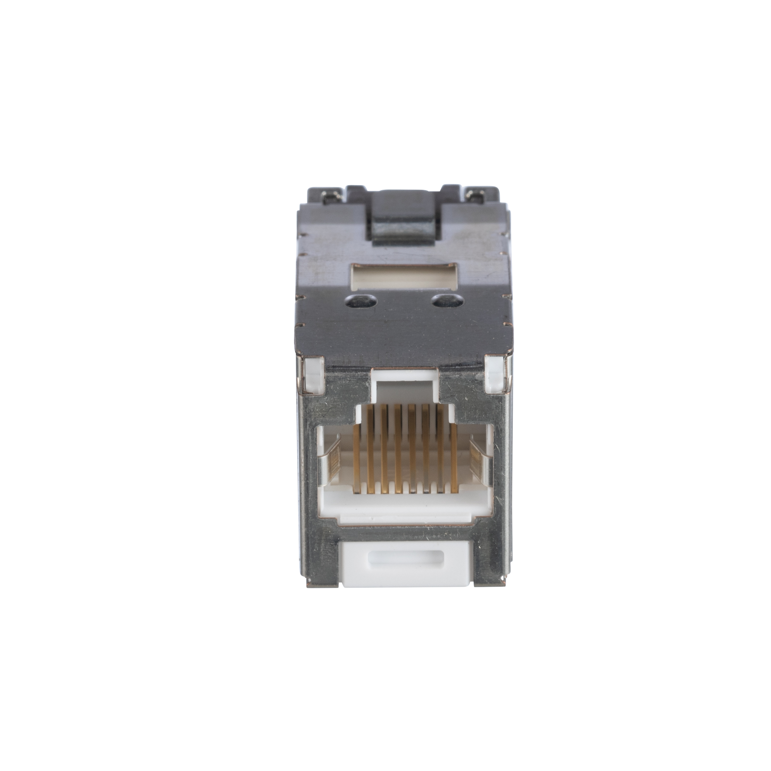 Mini-Com® STP RJ45 Cat 6A TG Jack Module, White