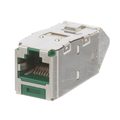 Mini-Com® TX6A™ 10Gig™ STP RJ45 Up/Down 45° Angled TG Jack Module