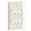 Mini-Com® Ultimate ID® Executive Style Vertical Sloped Faceplate