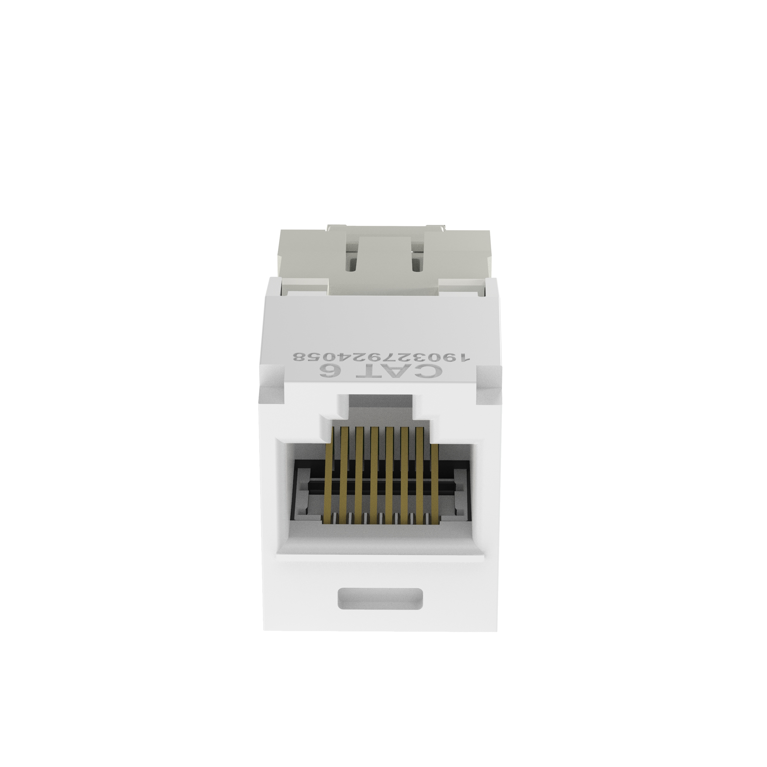 Mini-Com® UTP RJ45 Cat 6 TG Jack Module, White
