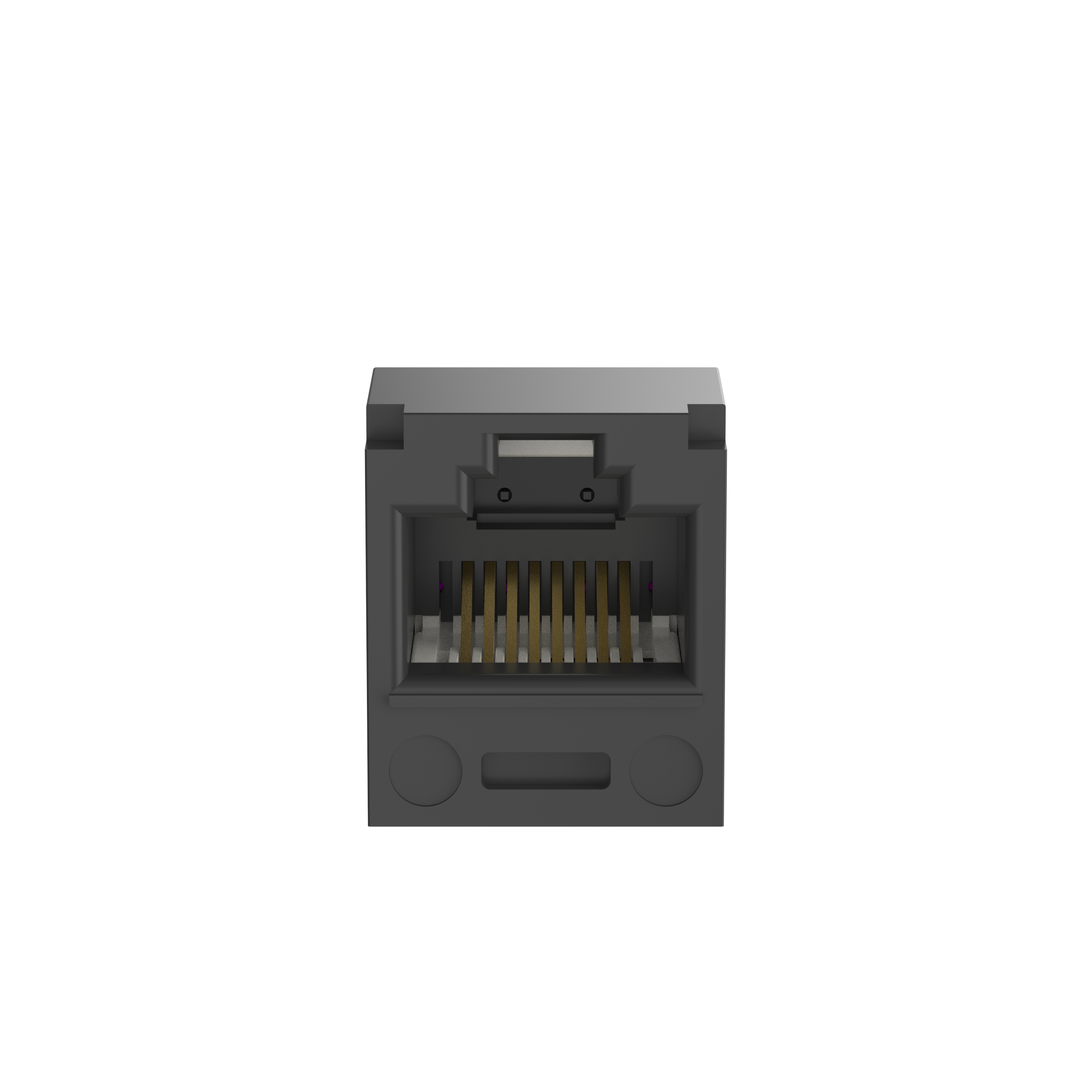Mini-Com® UTP RJ45 Cat 6 TP Jack Module, Black
