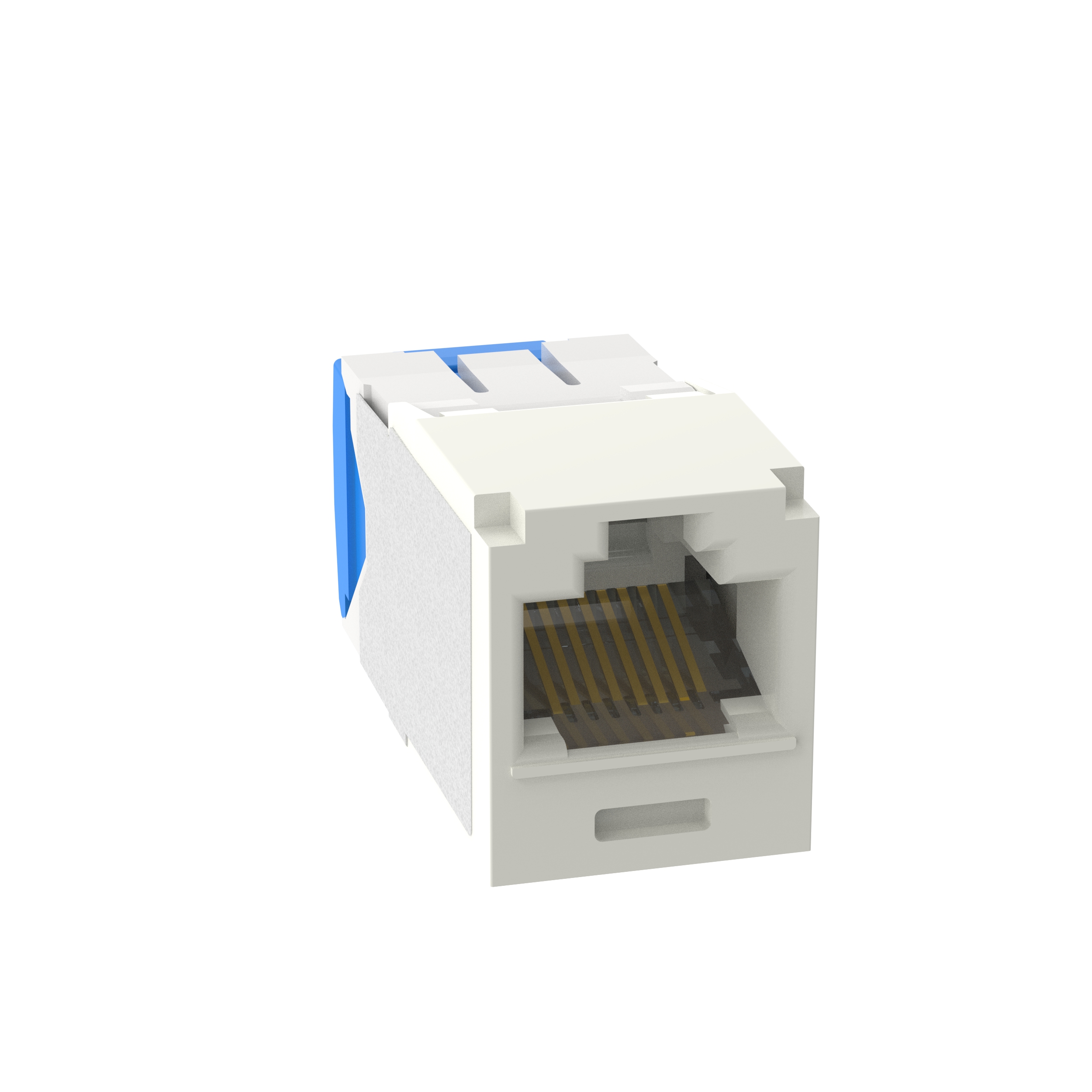 Mini-Com® UTP RJ45 Cat 6A TG Jack Module Corrosion Resistant, Off White