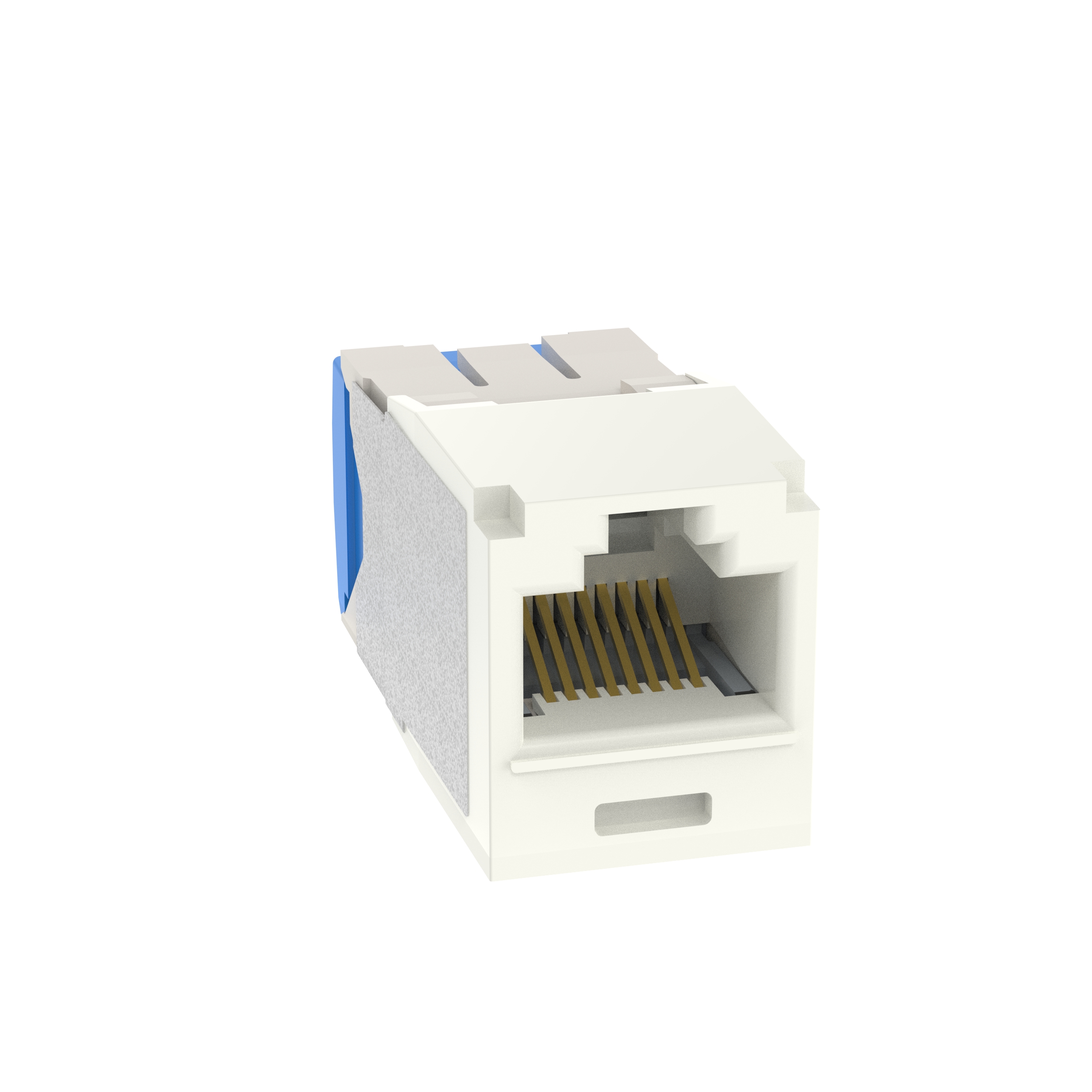 Mini-Com® UTP RJ45 Cat 6A TG Jack Module, IW