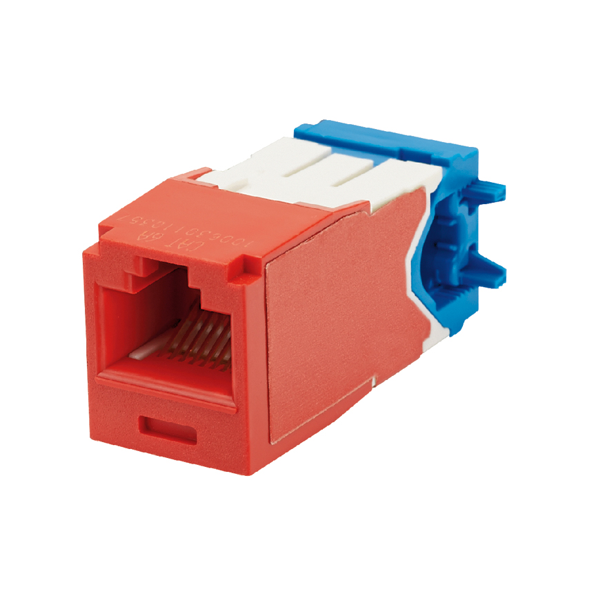 Module,Cat6A,UTP,8P/8W,RghtAngl,RD