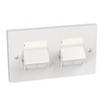 NetKey® 86mm x 146mm Sloped Faceplate