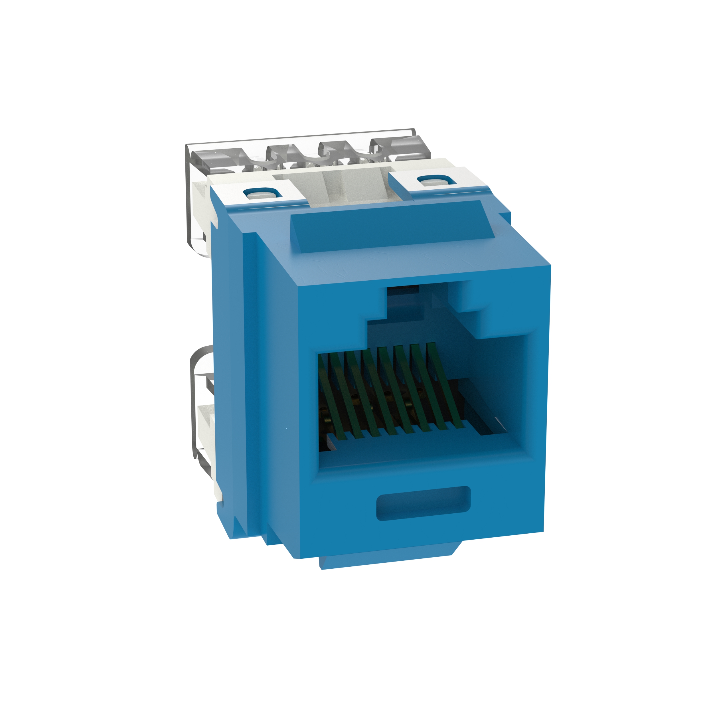 NetKey Cat 5e Punchdown Jack, Blue - Pack of 25