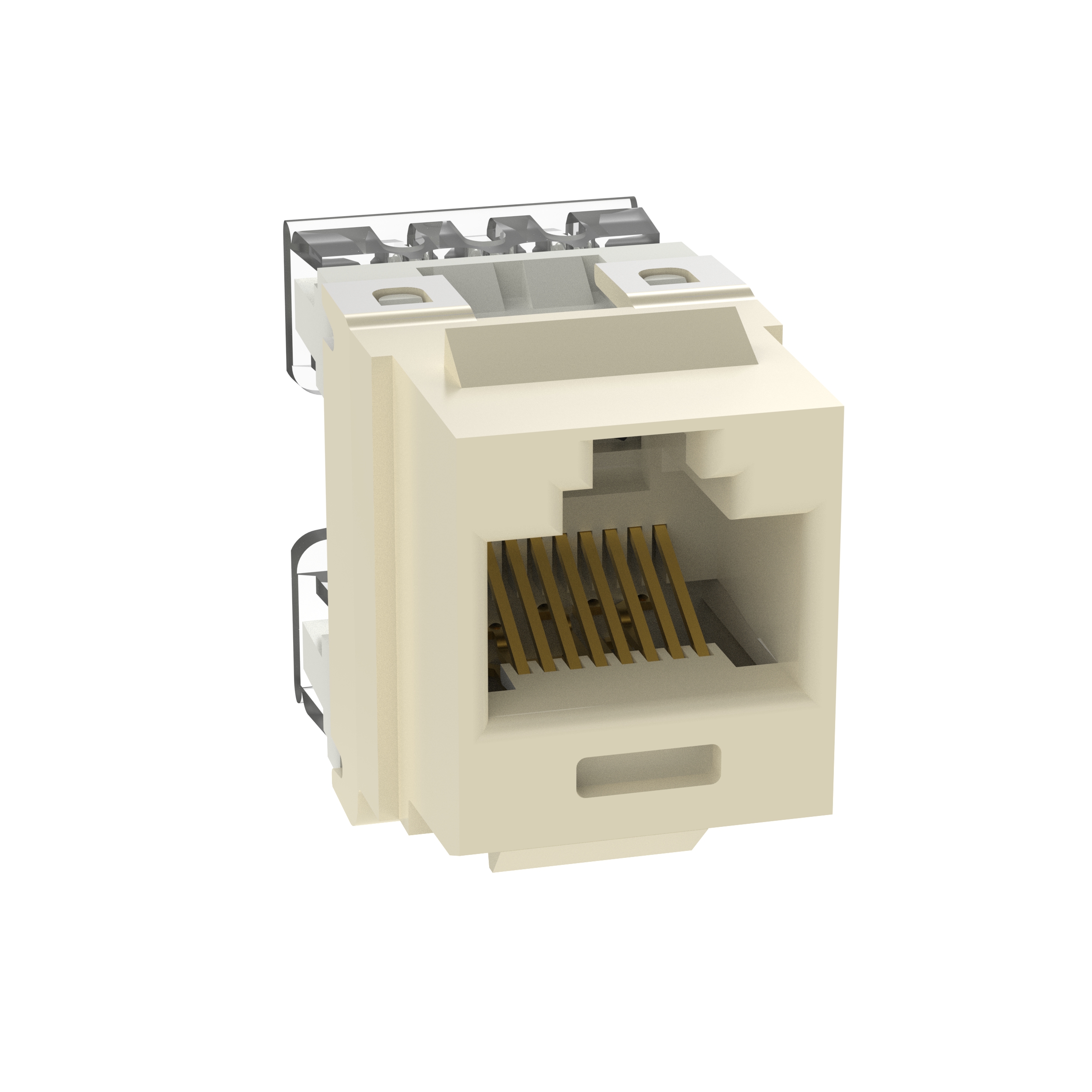 NetKey Cat 5e Punchdown Jack, Electric Ivory