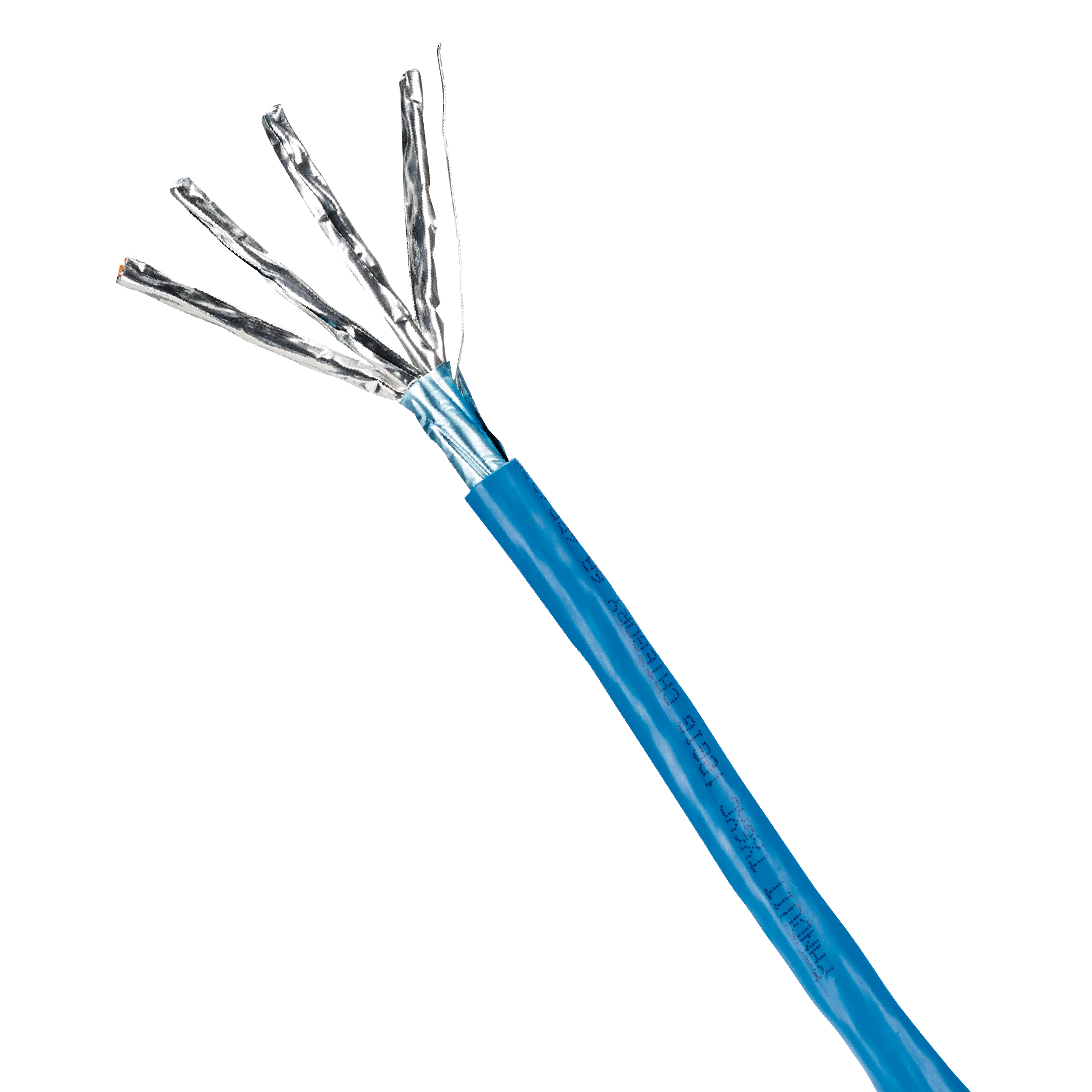NetKey® Copper Cable, Cat 6A, 24 AWG, F/FTP, LSFRZH, Blue