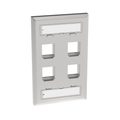 NetKey® Stainless Steel Faceplate