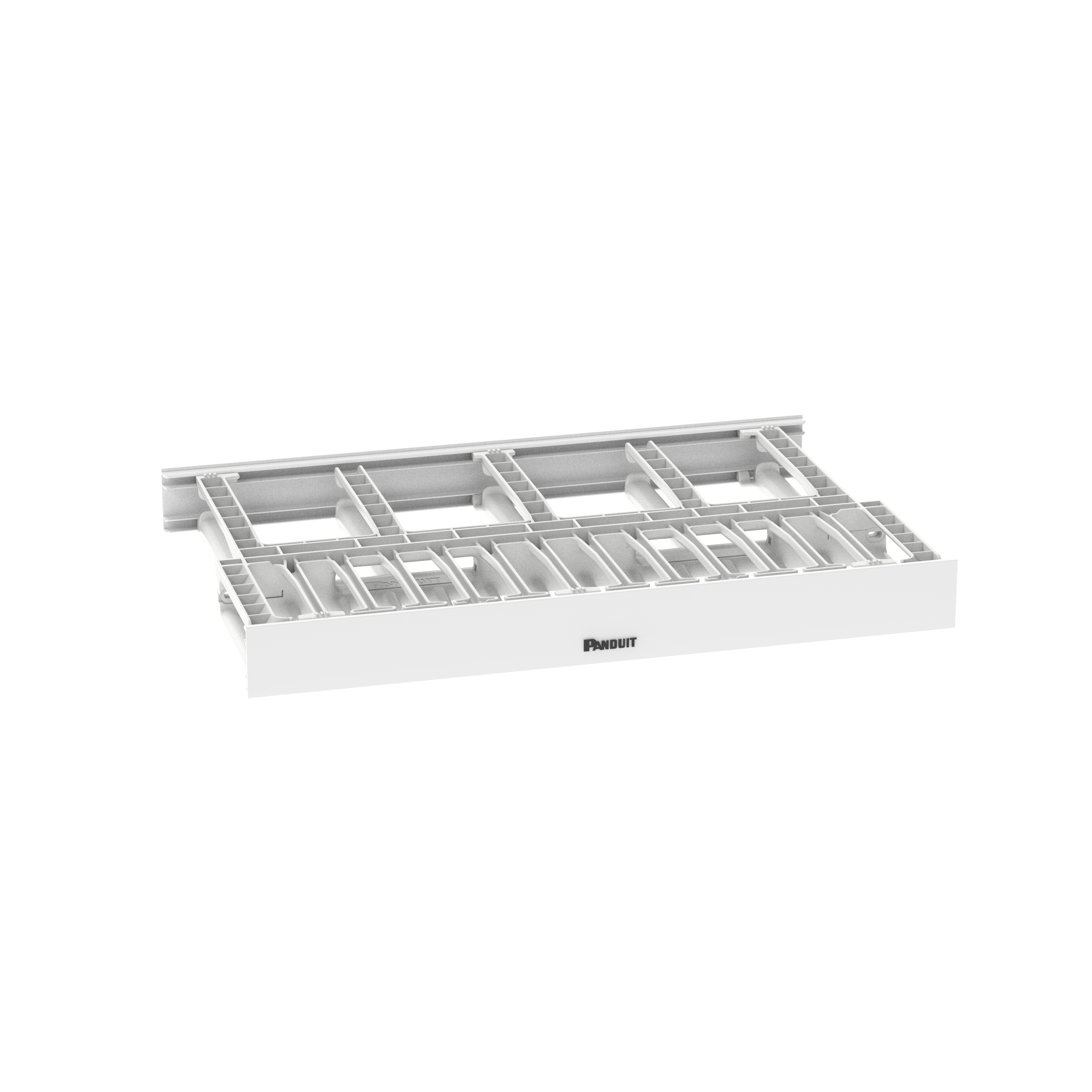 NetManager™ HC Horizontal Dual-Sided Manager, 1RU, White