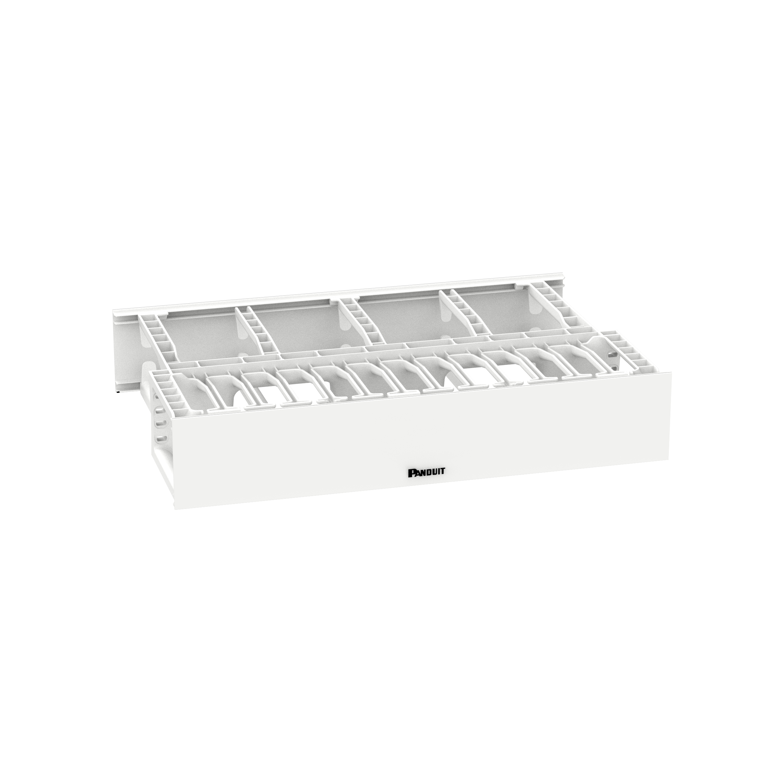 NetManager™ HC Horizontal Dual-Sided Manager, 2RU, White