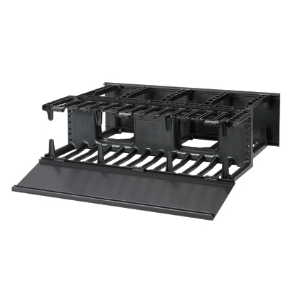 NetManager™ HC Horizontal Dual-Sided Manager, 3RU, Black