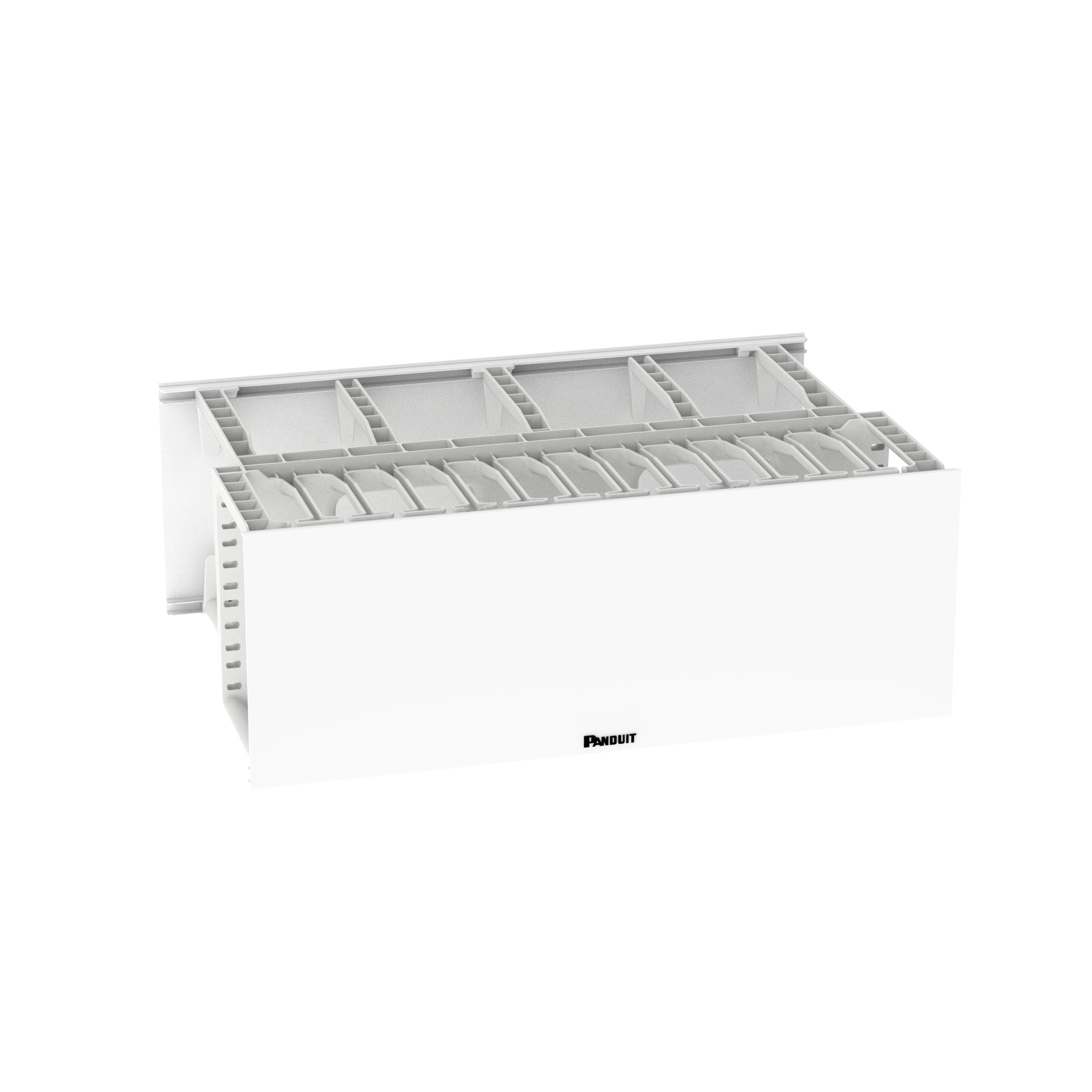 NetManager™ HC Horizontal Dual-Sided Manager, 4RU, White