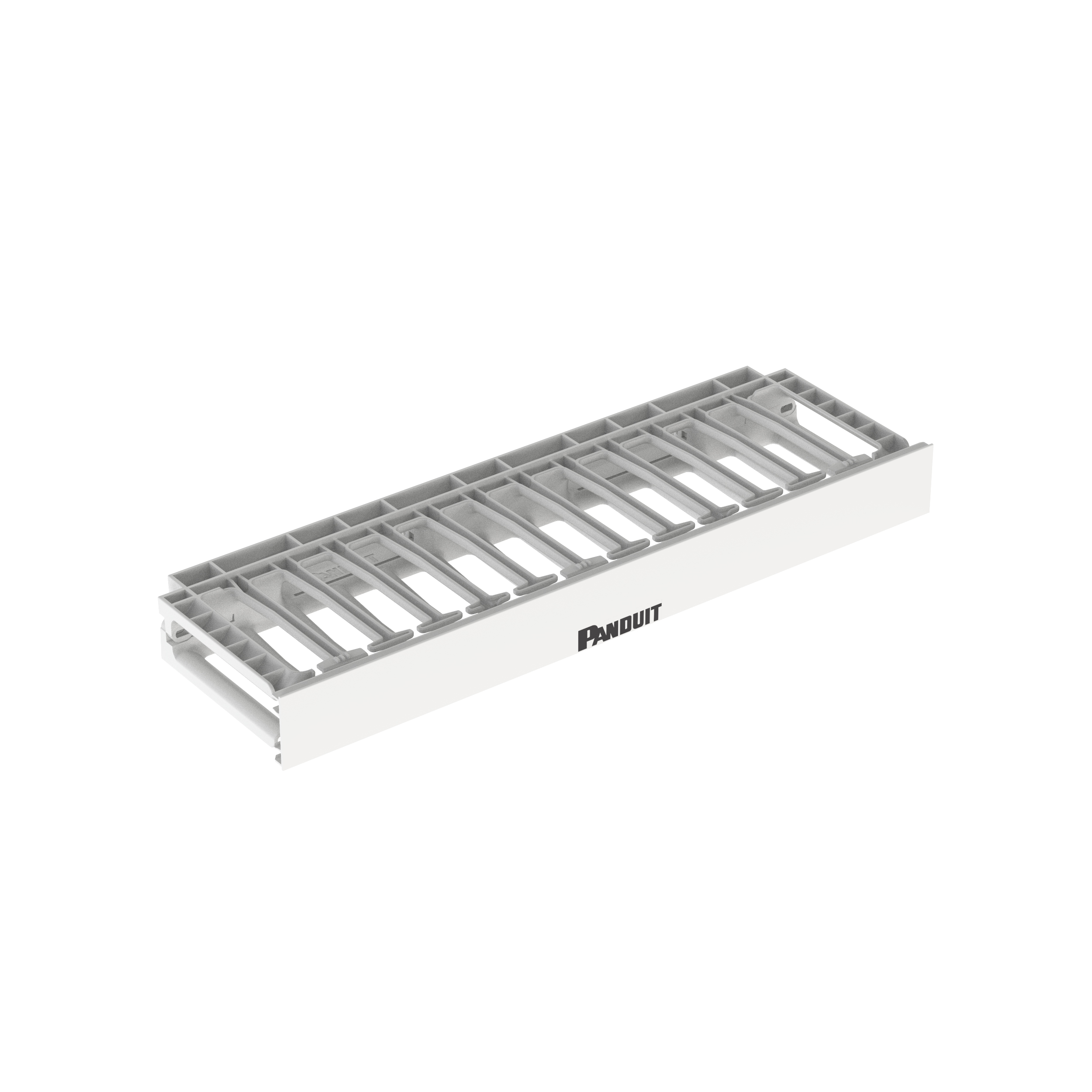 NetManager™ HC Horizontal Single-Sided Manager, 1RU, White