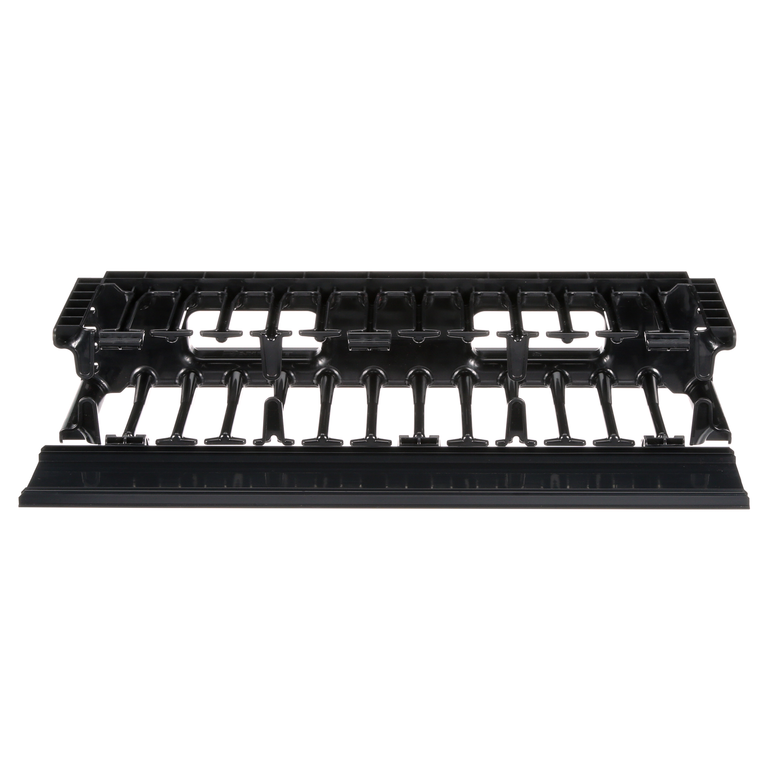 NetManager™ HC Horizontal Single-Sided Manager, 2RU, Black