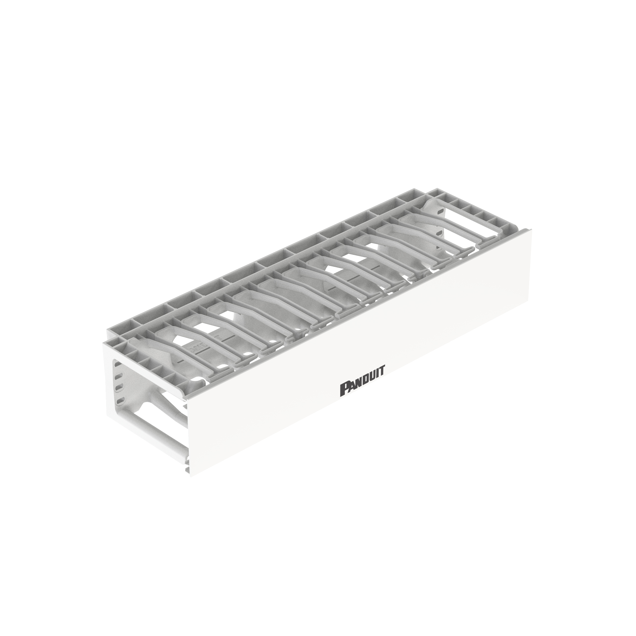 NetManager™ HC Horizontal Single-Sided Manager, 2RU, White