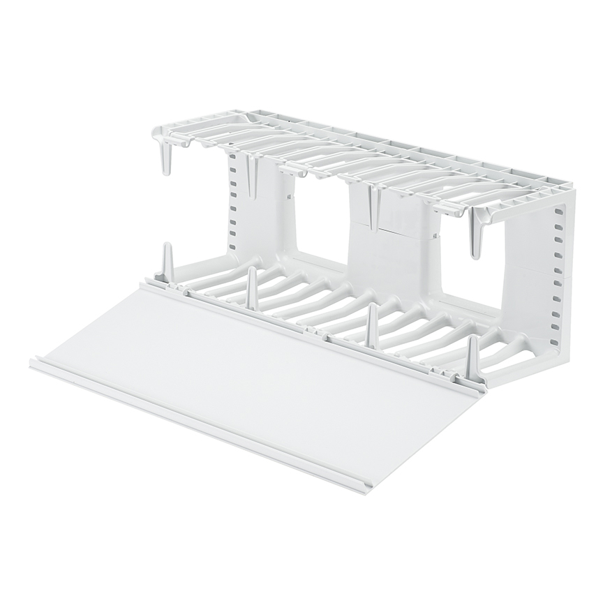 NetManager™ HC Horizontal Single-Sided Manager, 4RU, White